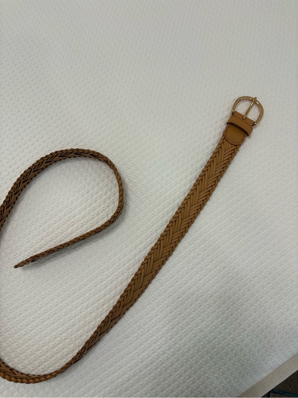 J. Crew Braided Leather Belt in Cognac Size L/XL - Picture 4 of 4